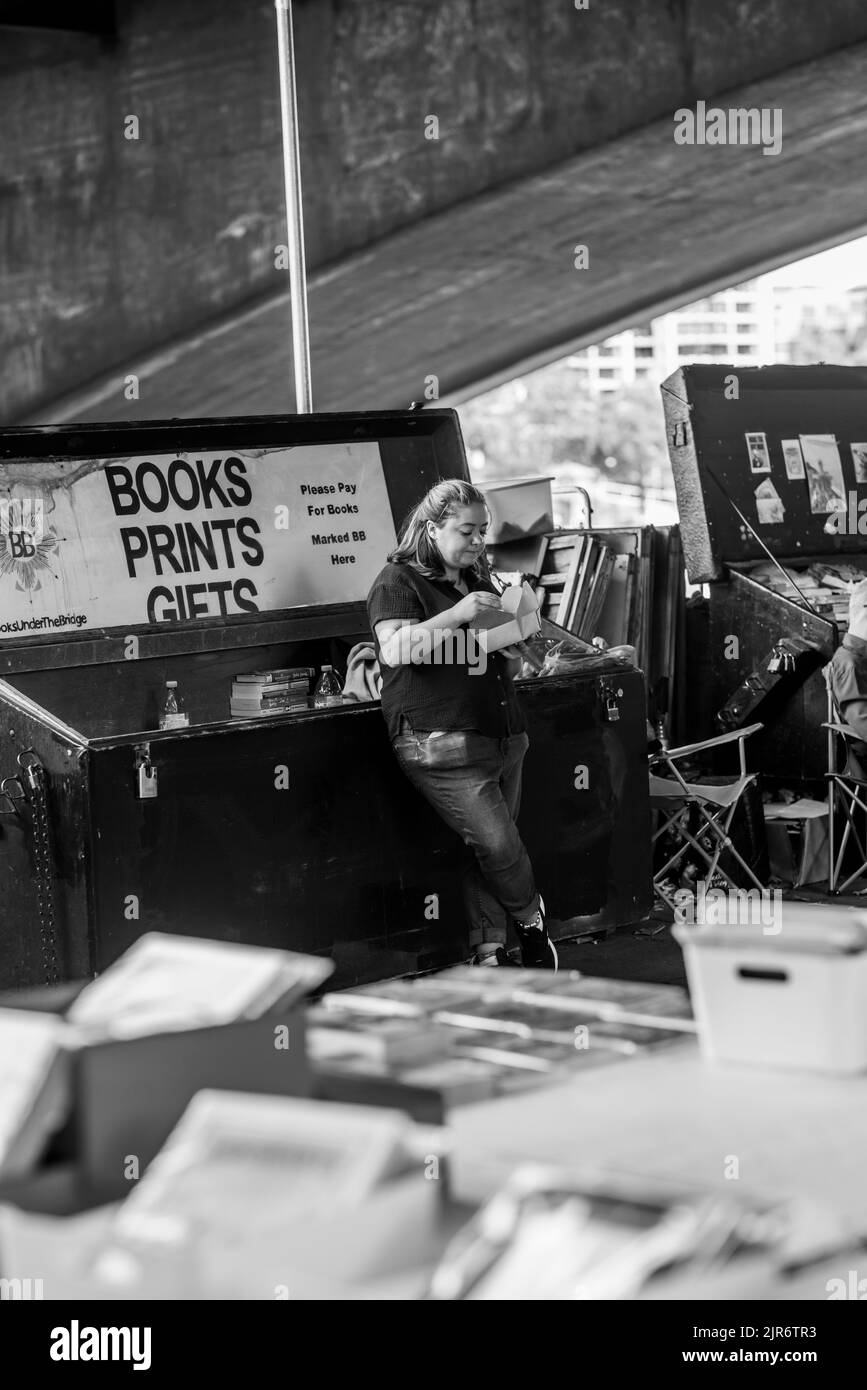 Londra lungo il Tamigi Foto Stock