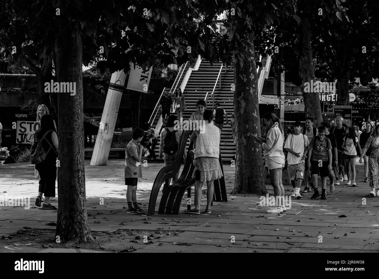 Londra lungo il Tamigi Foto Stock