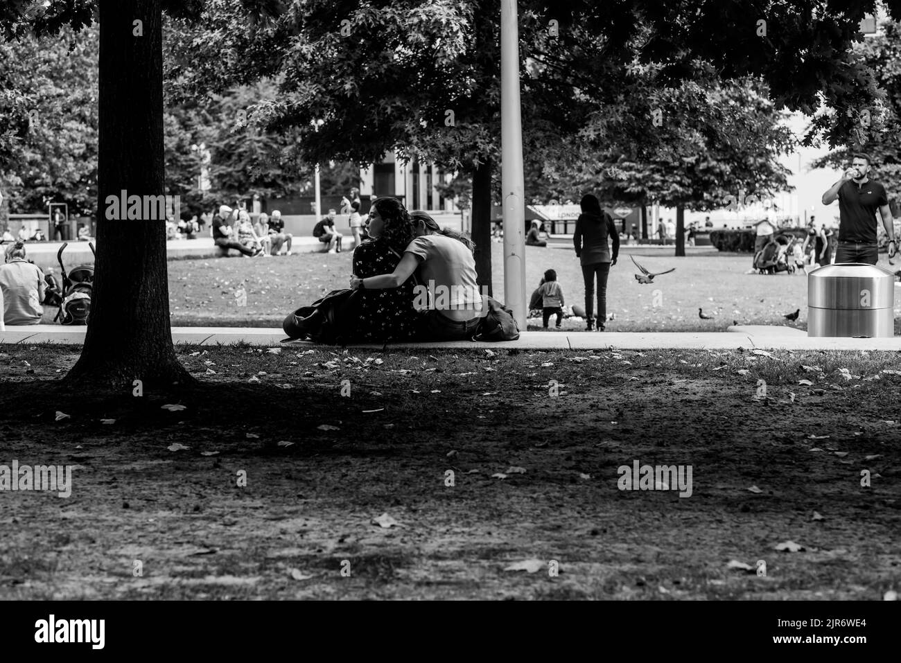 Londra lungo il Tamigi Foto Stock