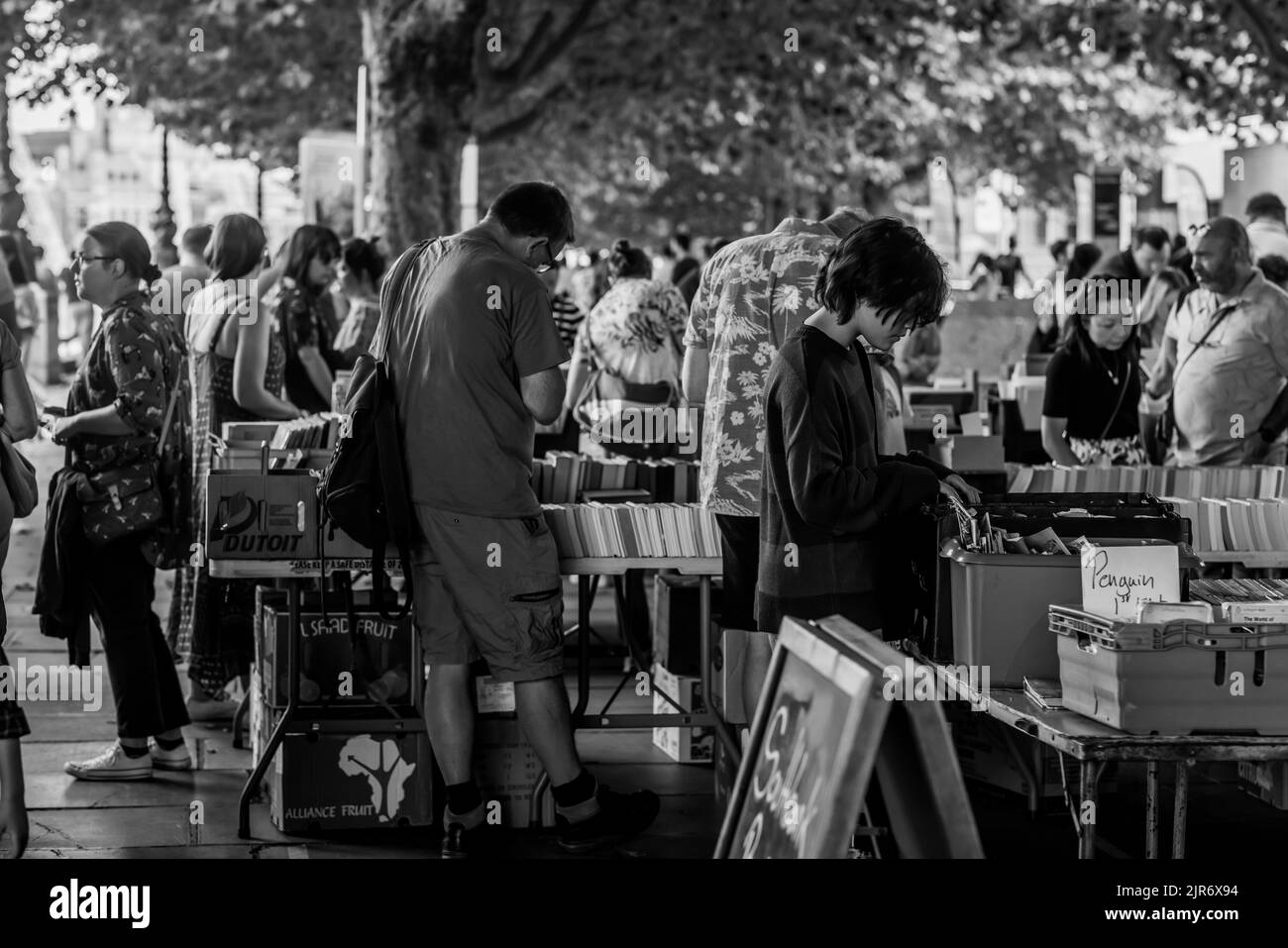Londra lungo il Tamigi Foto Stock