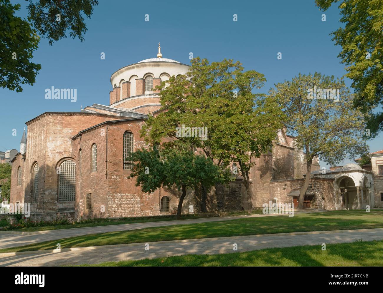 Hagia Irene, chiesa greco-ortodossa di Istanbul, Turchia, dichiarata Patrimonio dell'Umanità dall'UNESCO Foto Stock