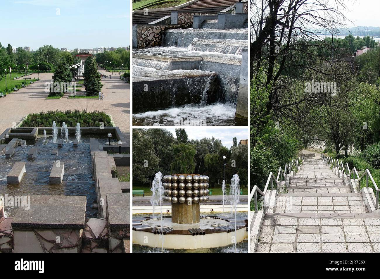 Mariupol Park, Ucraina Foto Stock