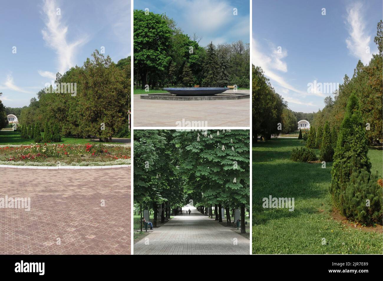 Mariupol Park, Ucraina Foto Stock