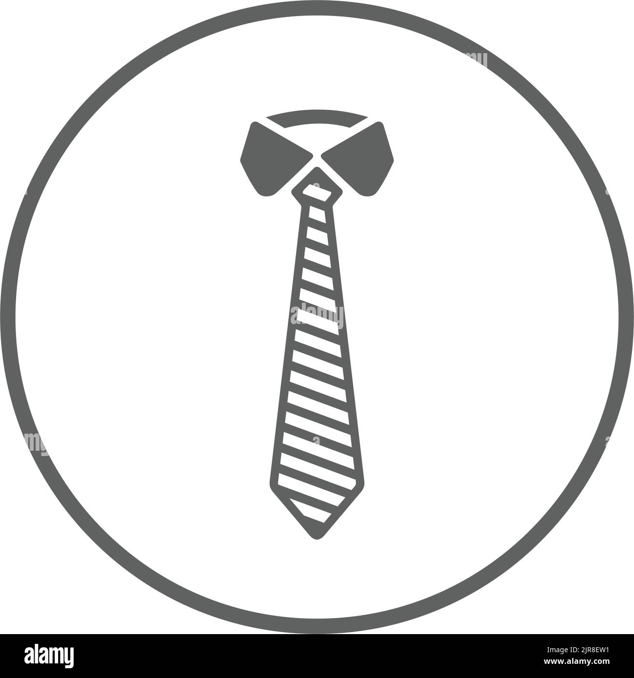 Formale, cravatta, icona moda - file EPS vettoriale. Ideale per supporti di stampa, Web, immagini di magazzino, uso commerciale o qualsiasi tipo di progetto di progettazione. Illustrazione Vettoriale