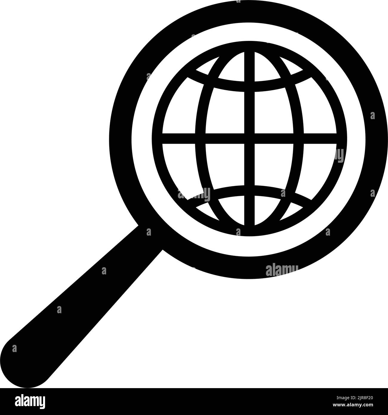 Icona globale, di rete, di connessione - semplice file EPS vettoriale modificabile. Illustrazione Vettoriale