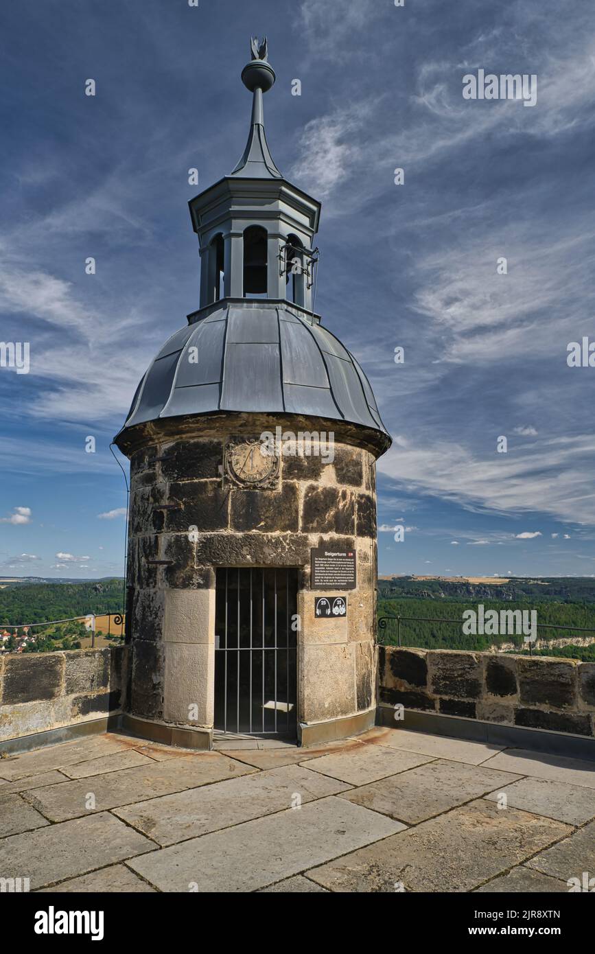fortezza königstein sassonia svizzera Foto Stock