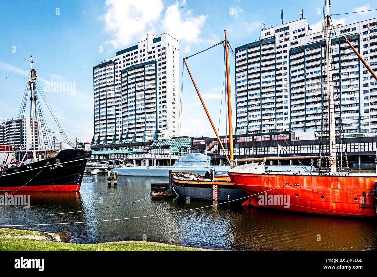 Bremerhaven (Hafen, Porto) Germania Foto Stock
