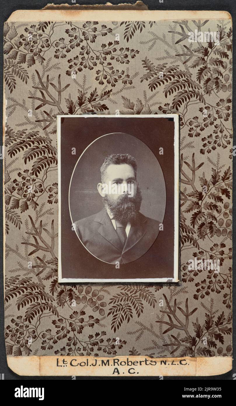 L. col. J. M. Roberts, N.Z.C. A.C., circa 1860, costruttore sconosciuto. Foto Stock