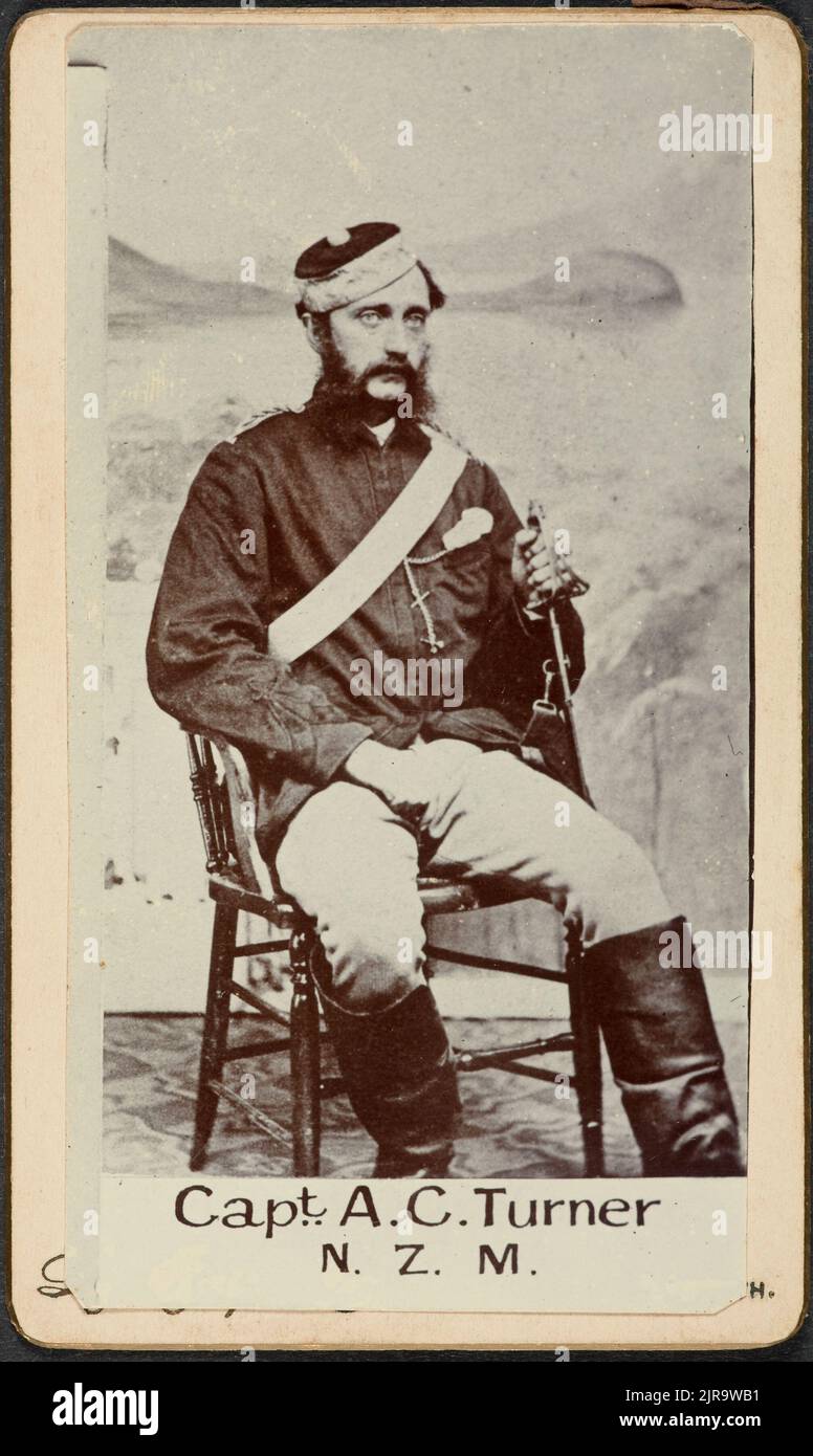 Capitano A. C. Turner, N. Z.M., circa 1900, di William Francis Gordon. Foto Stock