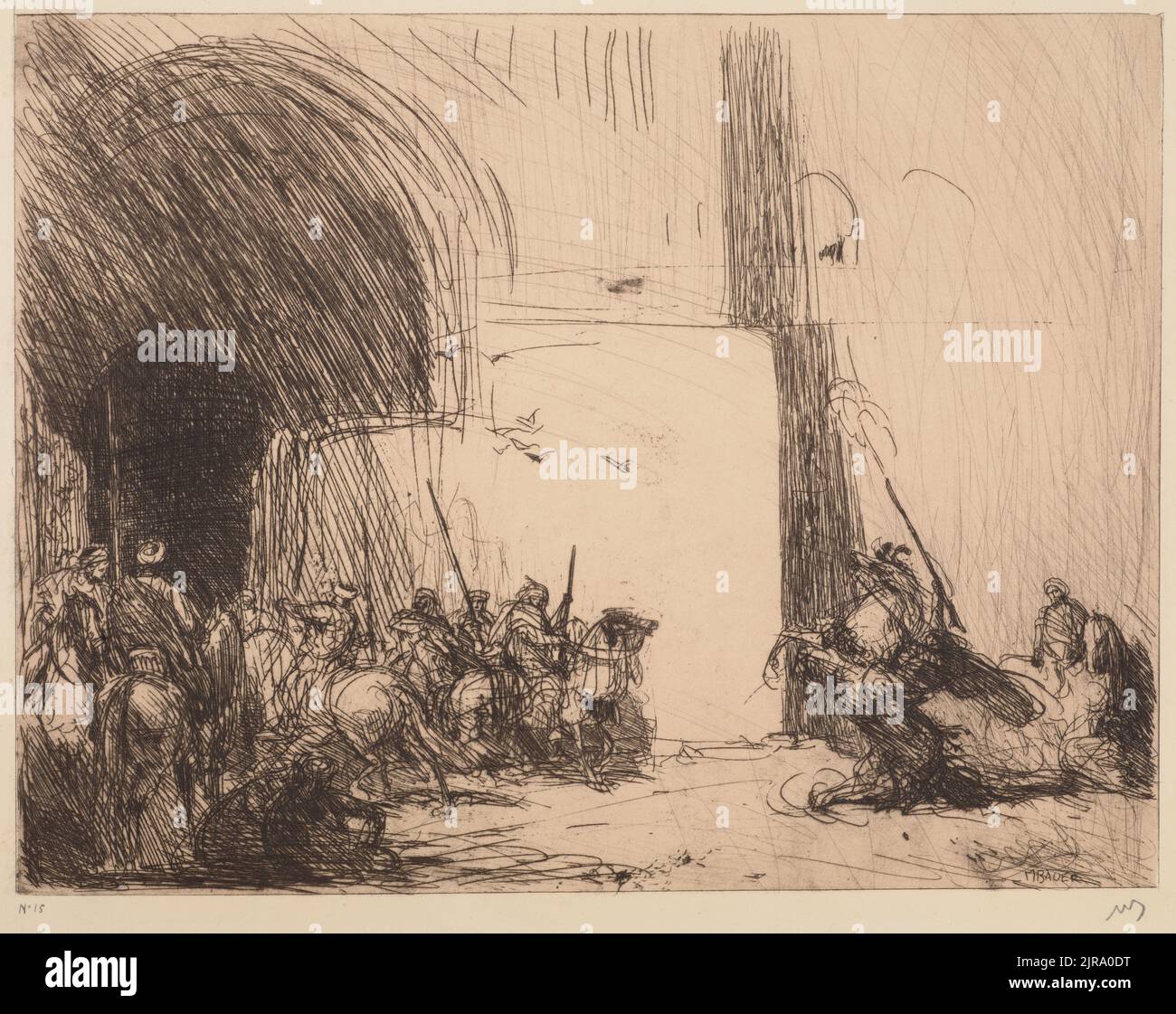 Fantasy, 1902, di Marius Bauer. Dono di Sir John Ilott, 1965. Foto Stock