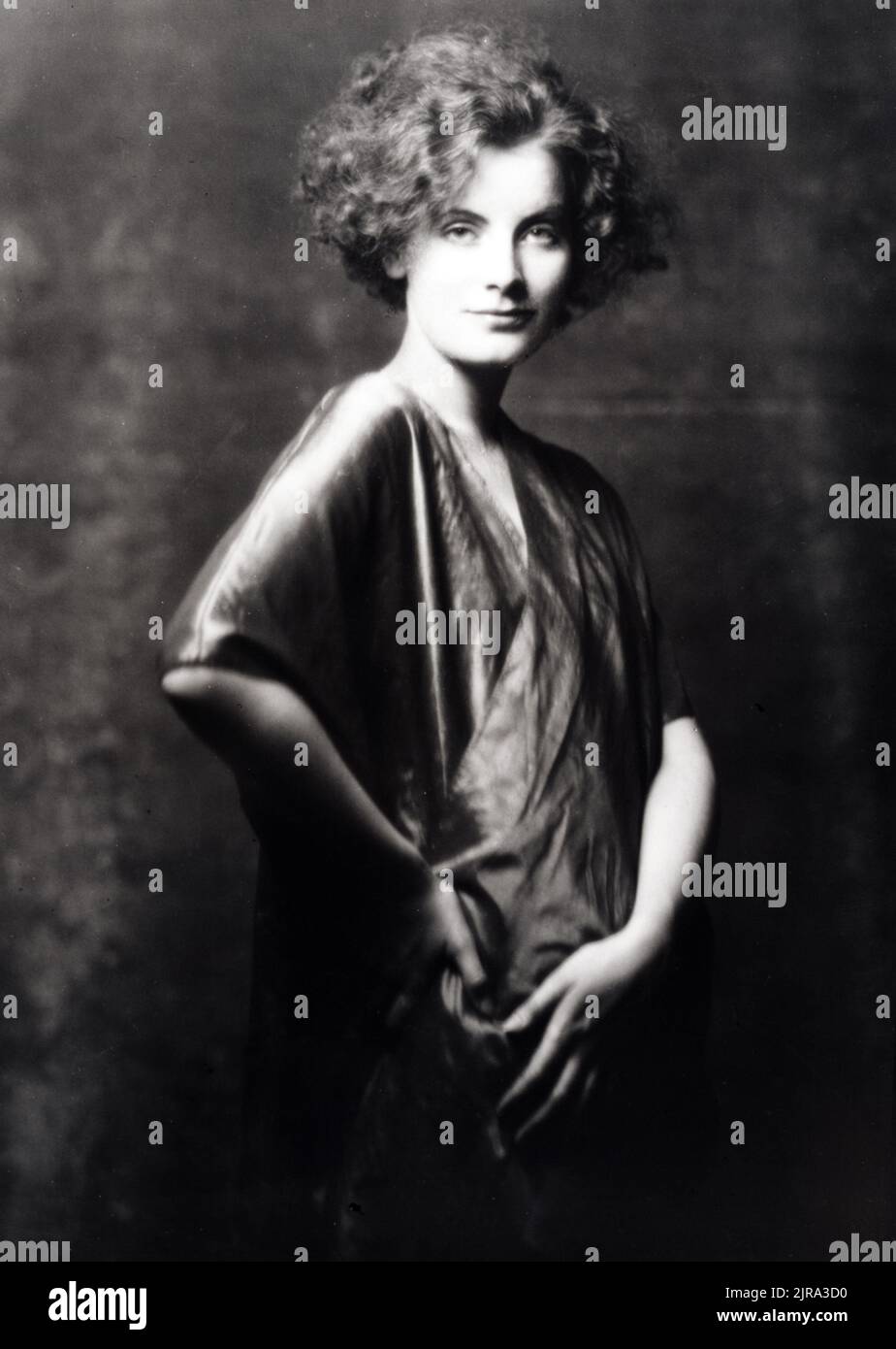 Ritratto di Greta Garbo - Arnold Gennhe, 1869-1942, fotografo 1925 Foto Stock