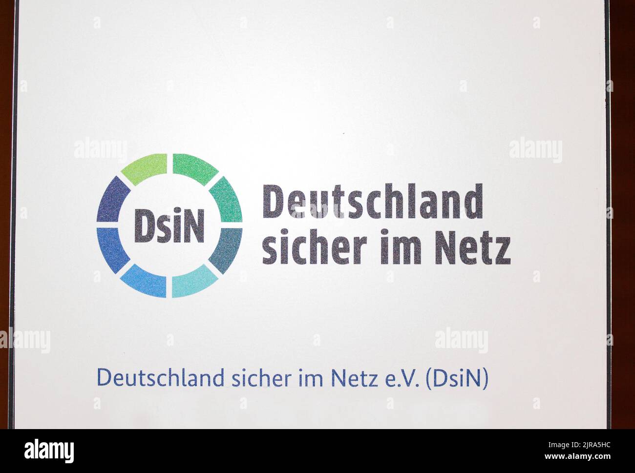 Giornata aperta dei ministeri a Berlino, 2022 agosto, DsiN, Deutschland sicher im Netz Foto Stock