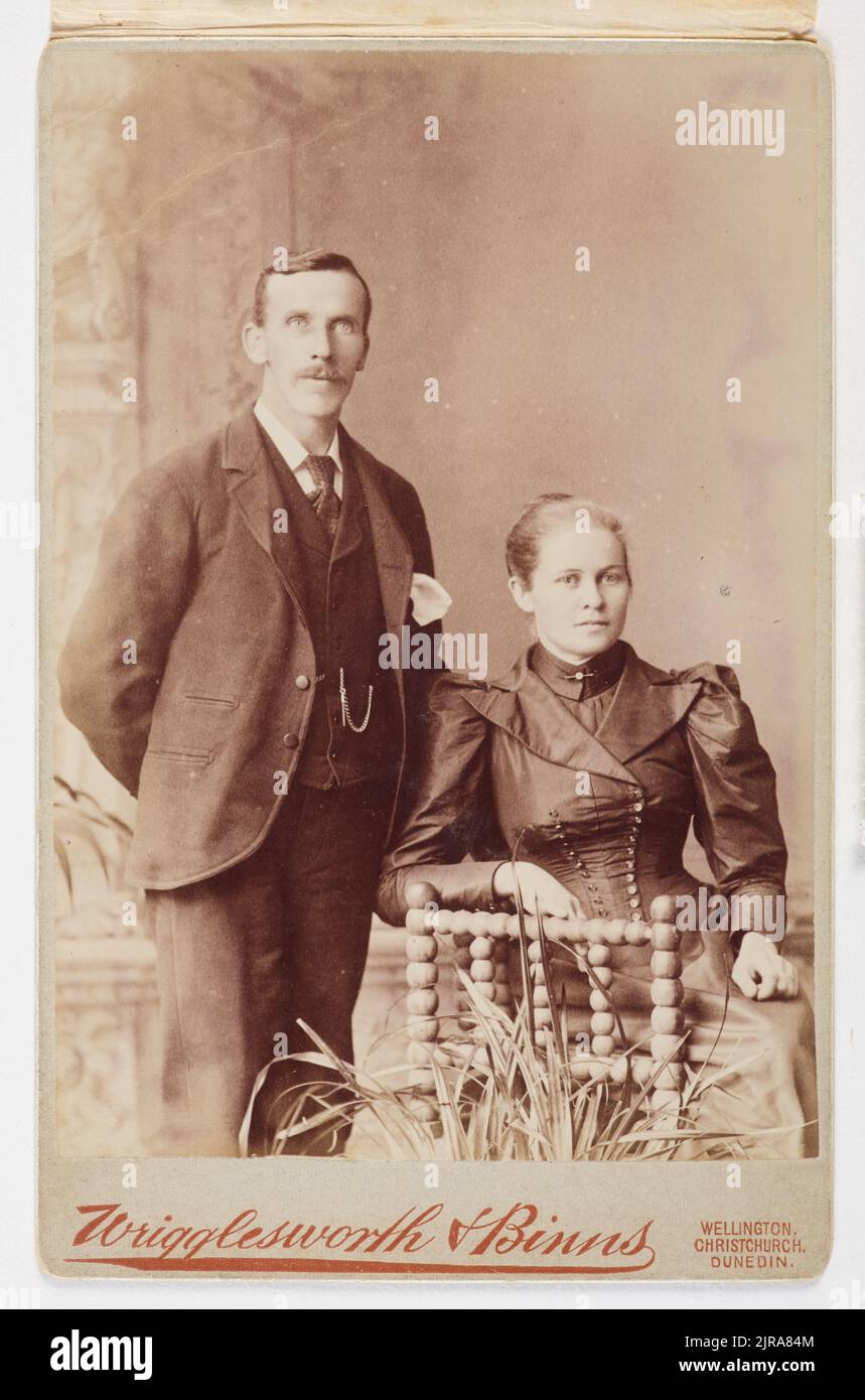 Untitled, 1880s, Nuova Zelanda, di Wrigglesworth & Binns. Foto Stock