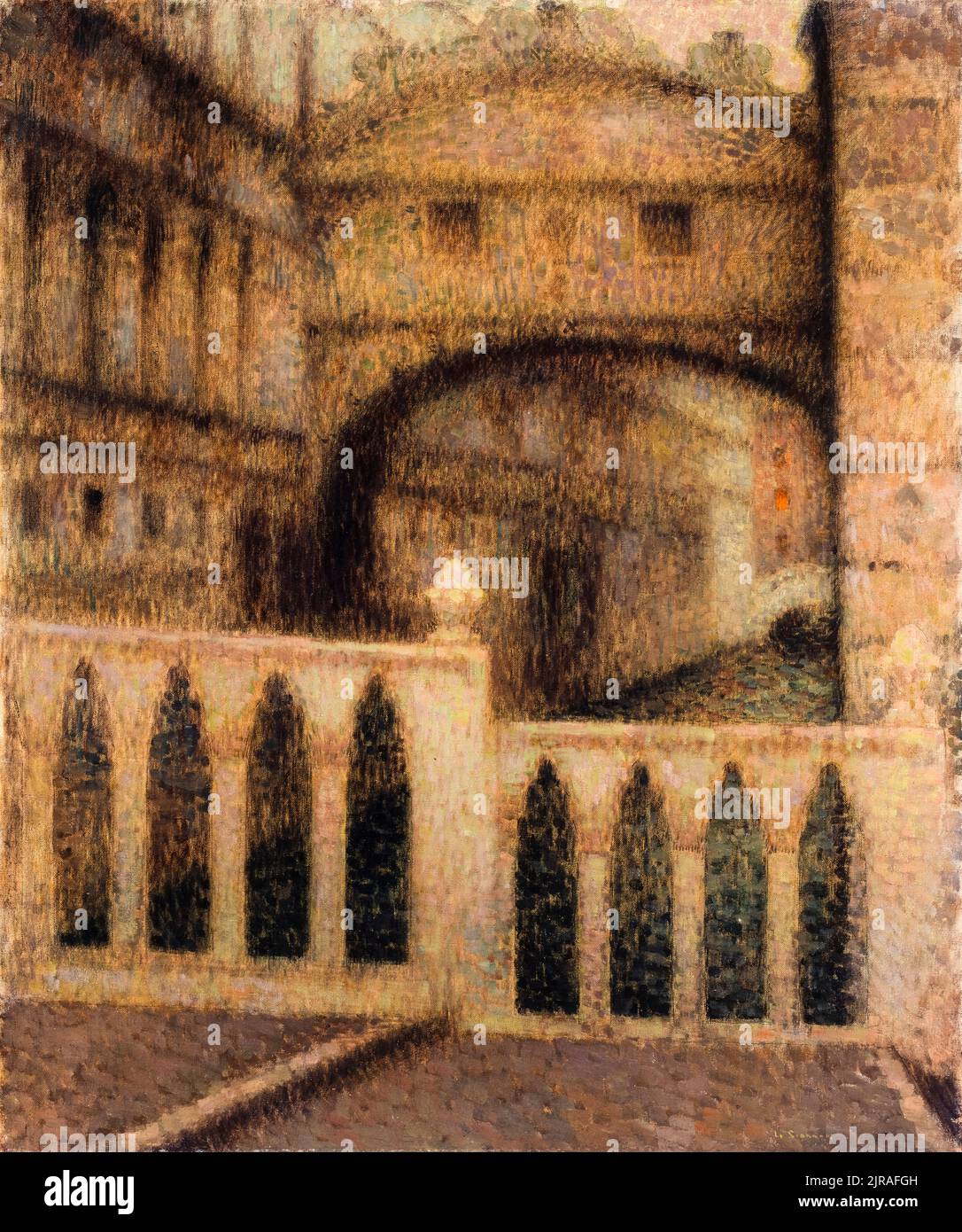 Le pont des Soupirs, (il Ponte dei Sospiri, Venezia), dipinto ad olio su tela di Henri le Sidaner, 1906 Foto Stock