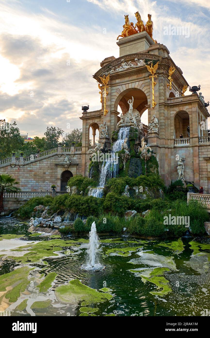 Il Parc de la Ciutadella di Barcellona Foto Stock