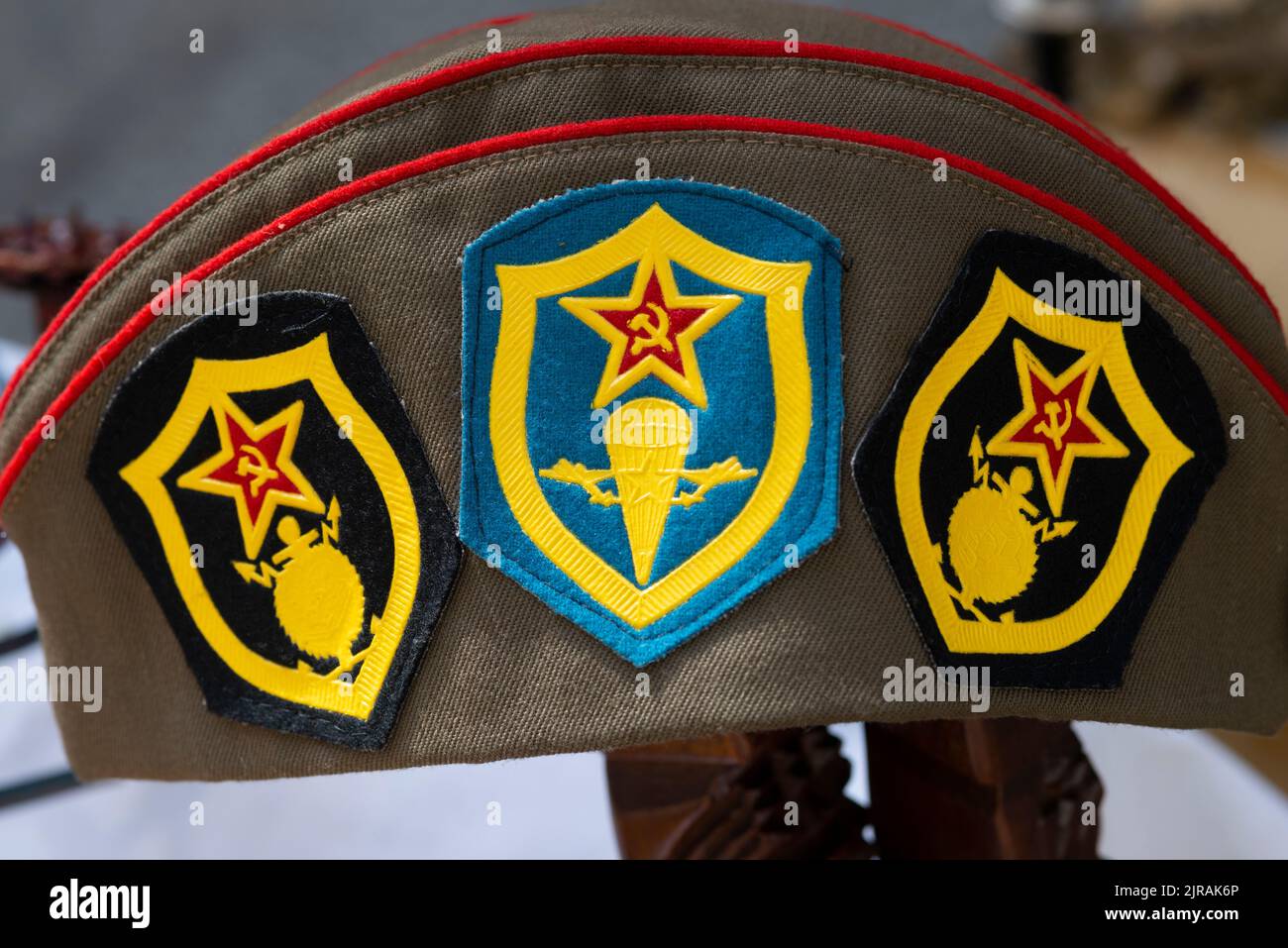 Distintivo Patch militare della Russia Sovietica Foto Stock