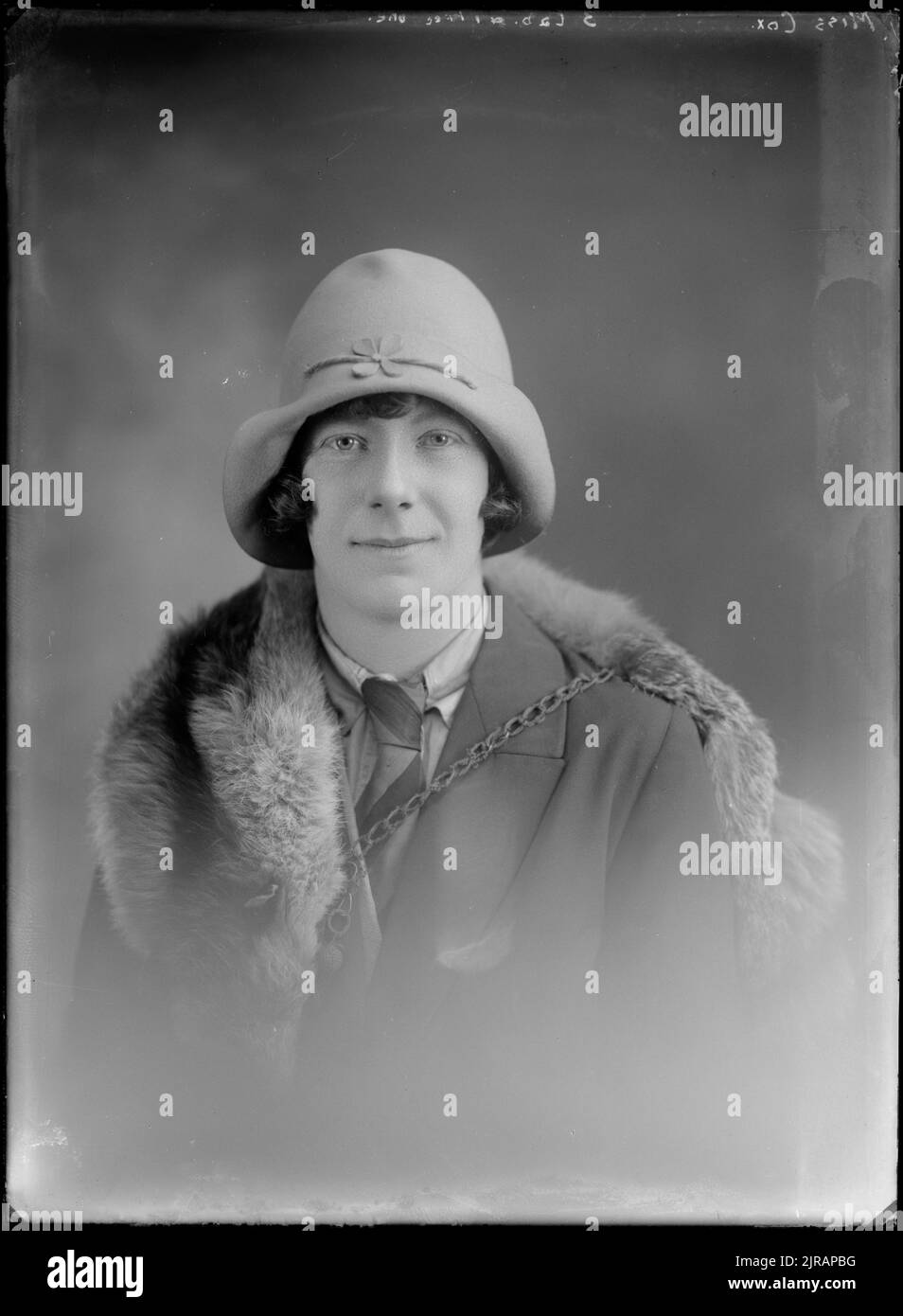 Miss Cox 3 taxi e uno libero, circa 1920, Wellington, da Berry & Co.. Foto Stock