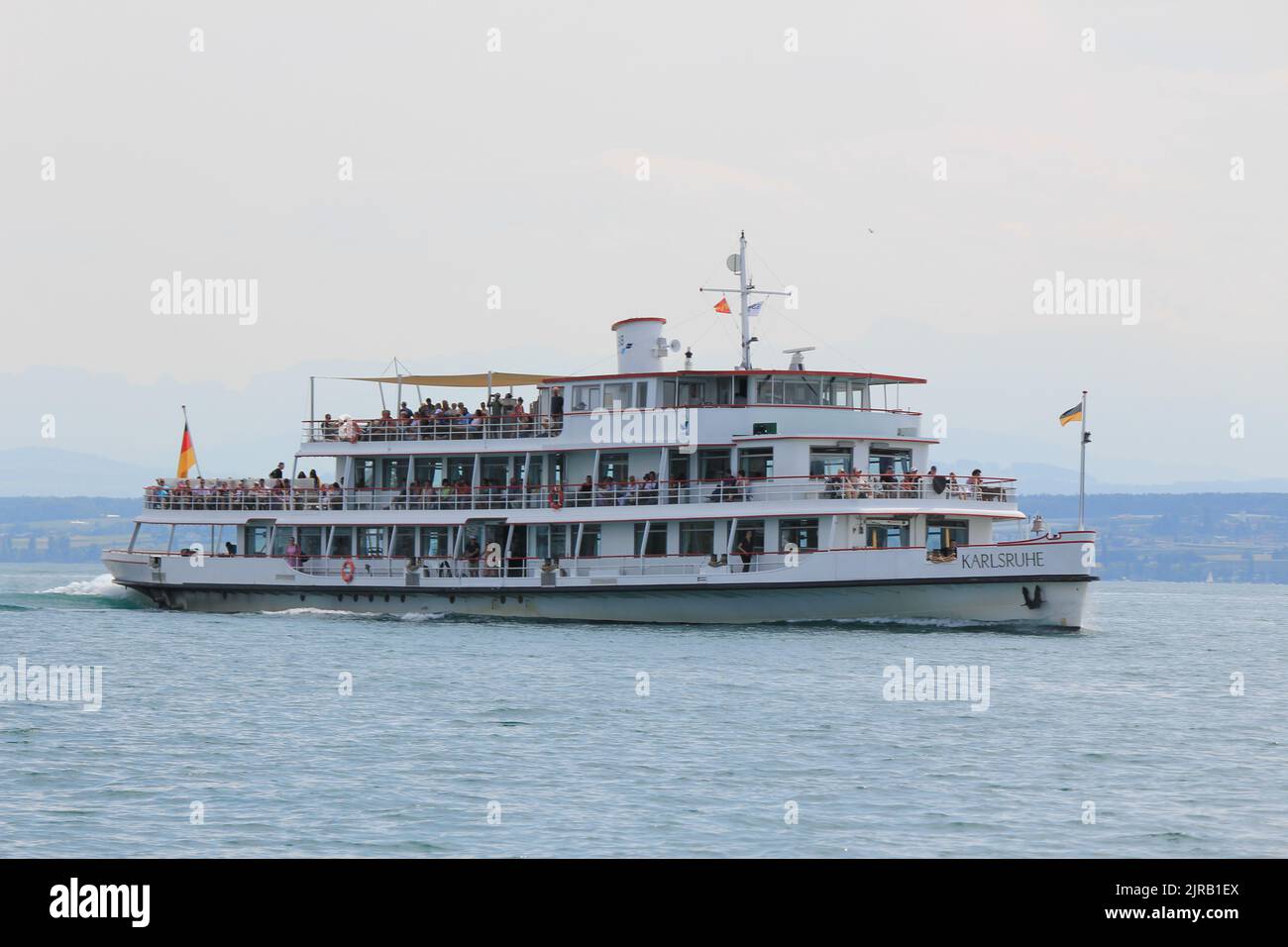 Bodensee Fahrgastschiff Karlsruhe Foto Stock