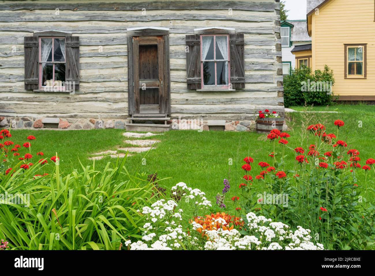 Il Nellie McClung Heritage Site a Manitou, Manitoba, Canada. Foto Stock