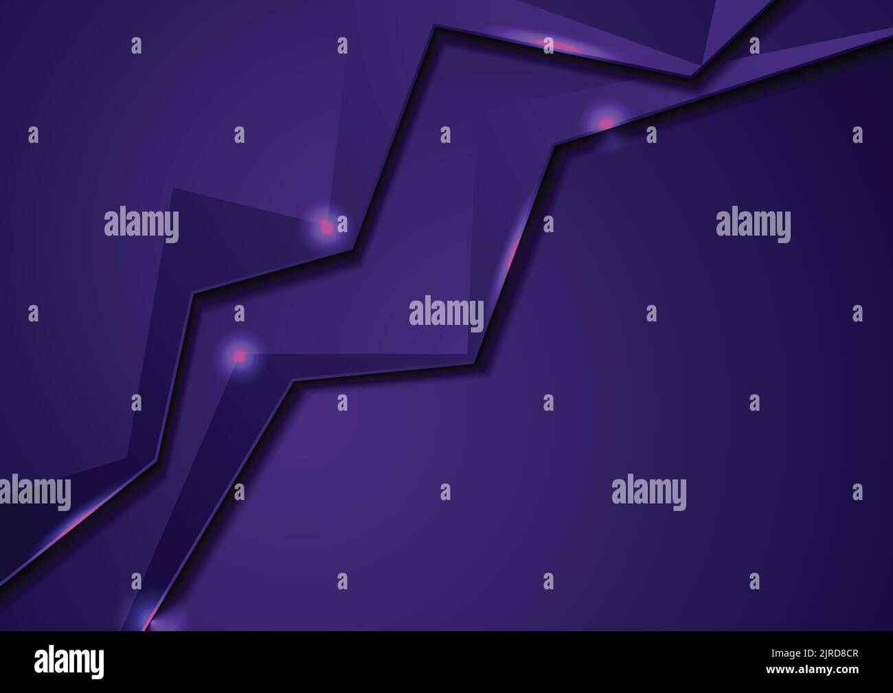 Sfondo materiale aziendale astratto al neon viola brillante. Illustrazione vettoriale Illustrazione Vettoriale