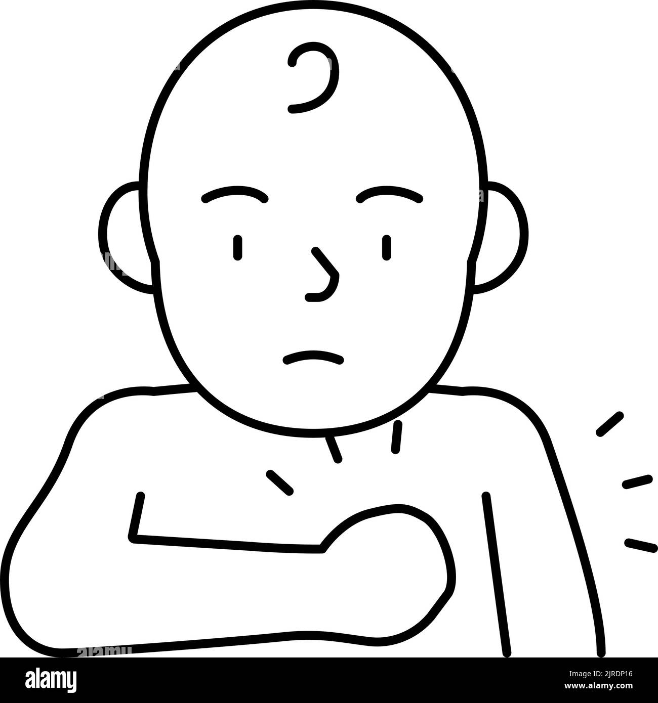 immagine vettoriale dell'icona della linea di riflessione graffio Illustrazione Vettoriale