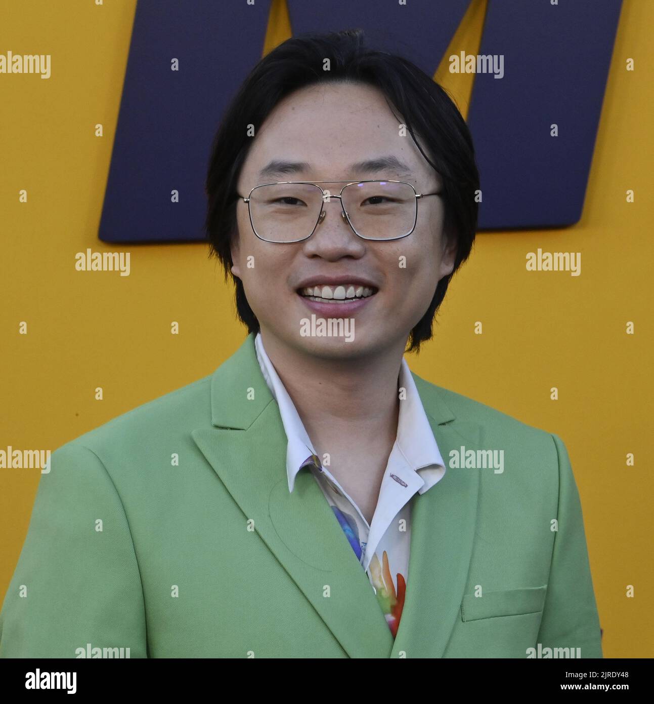 Los Angeles, Stati Uniti. 24th ago, 2022. Il membro del cast Jimmy O. Yang partecipa alla prima della commedia cinematografica 'Me Time' al Regency Village Theatre nella sezione Westwood di Los Angeles lunedì 23 agosto 2022. Trama: Segue un papà che trova il tempo per sé per la prima volta in anni, mentre sua moglie e i suoi figli sono lontani. Si riconnette con un amico per un fine settimana selvaggio. Foto di Jim Ruymen/UPI Credit: UPI/Alamy Live News Foto Stock