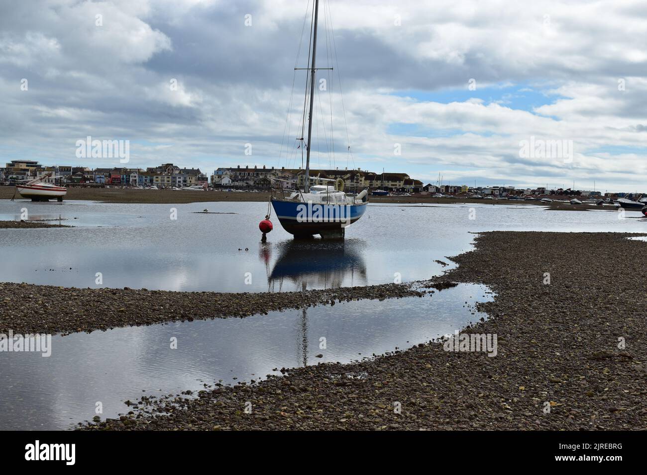 Spiaggia di Shaldon Foto Stock