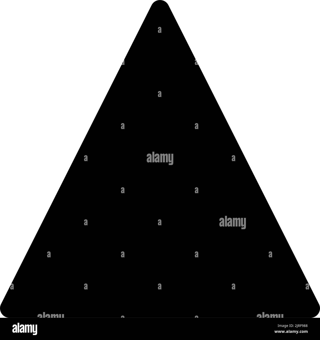 Icona dell'interfaccia utente glyph nera dello strumento di nitidezza Illustrazione Vettoriale