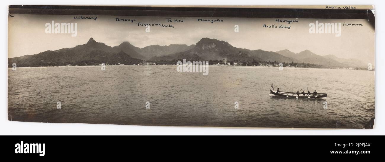 Rarotonga, 1890-1910, Rarotonga, costruttore sconosciuto. Foto Stock