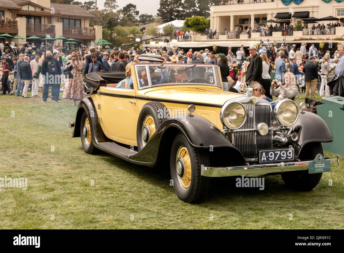 1933 Horch 780 Cabriolet al 71st Pebble Beach Concours d' Elegance 2022 Foto Stock