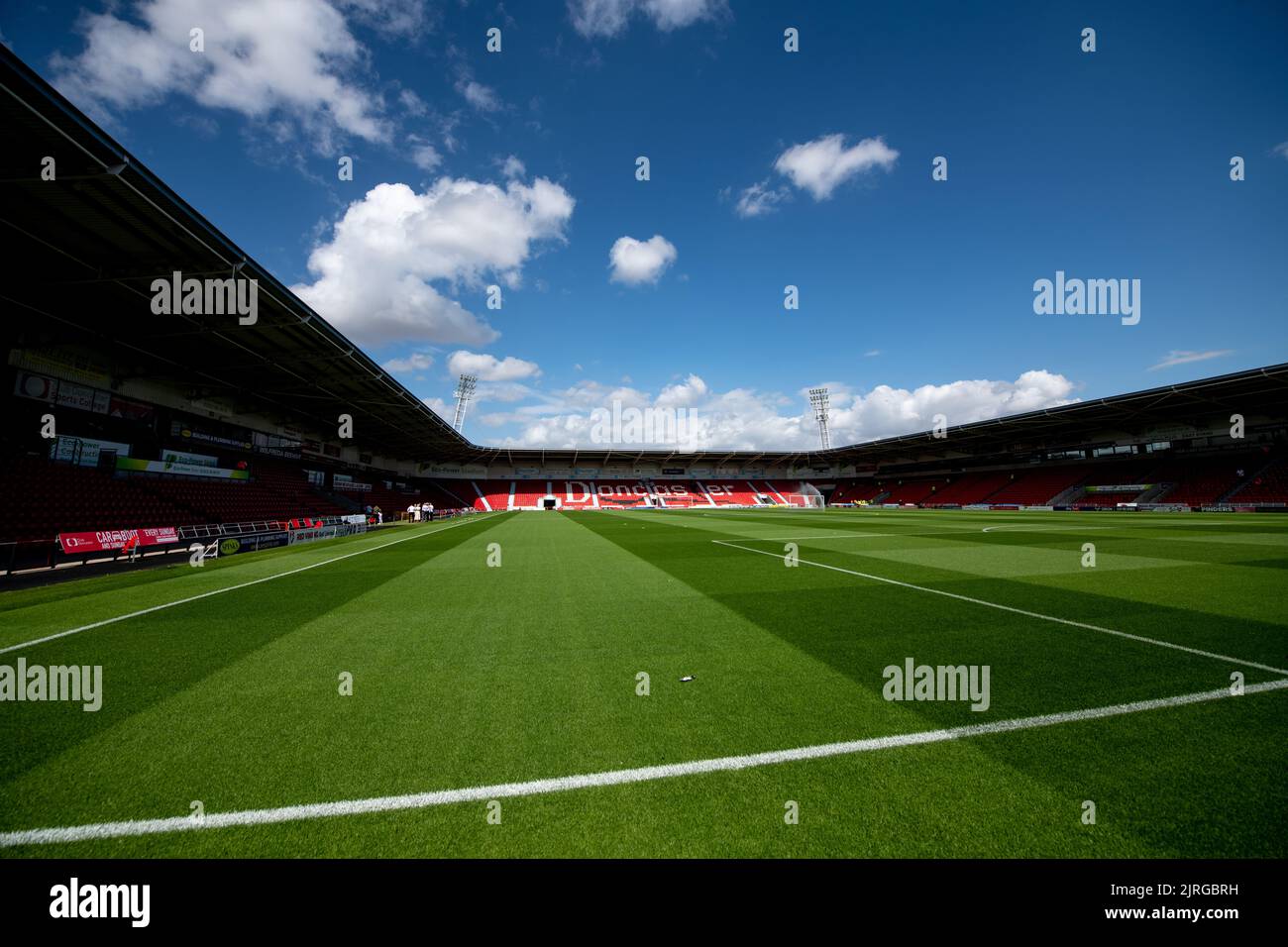 Doncaster Rovers FC. Eco-Power Stadium. Foto Stock