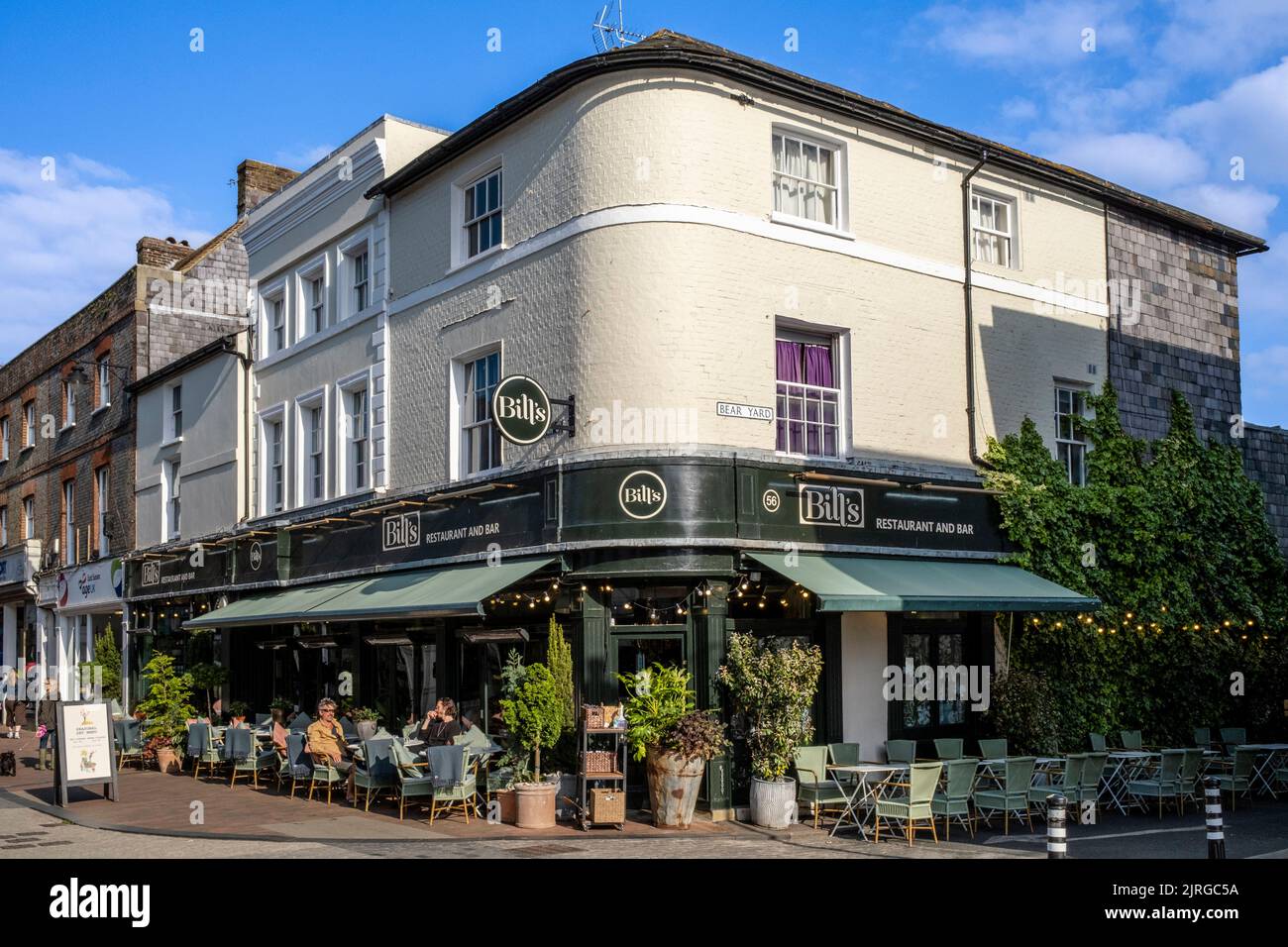 Bills Restaurant and Bar, High Street, East Sussex, Regno Unito. Foto Stock