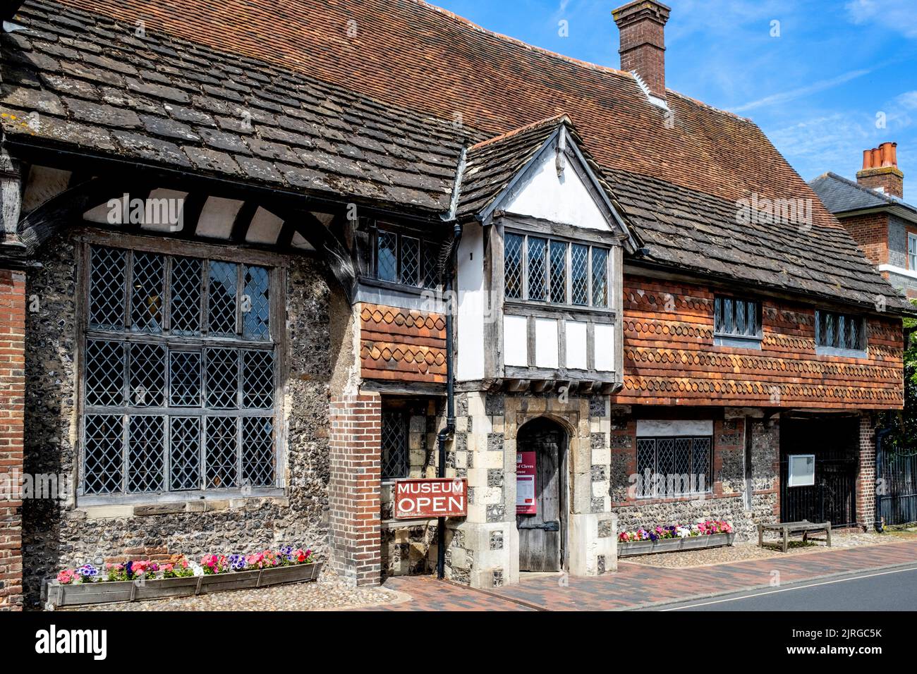 Anne of Cleves House, High Street, Sussex, Regno Unito. Foto Stock