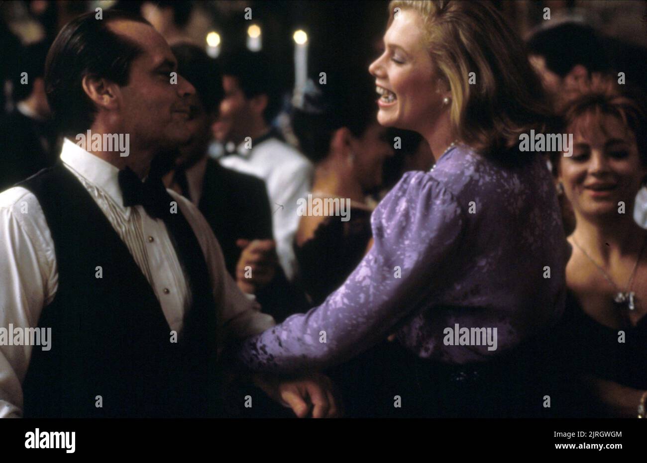 JACK NICHOLSON, Kathleen Turner, PRIZZI'S onore, 1985 Foto Stock