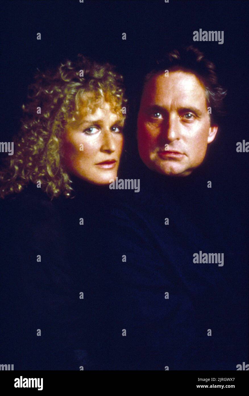 GLENN CLOSE, Michael Douglas, attrazione fatale, 1987 Foto Stock
