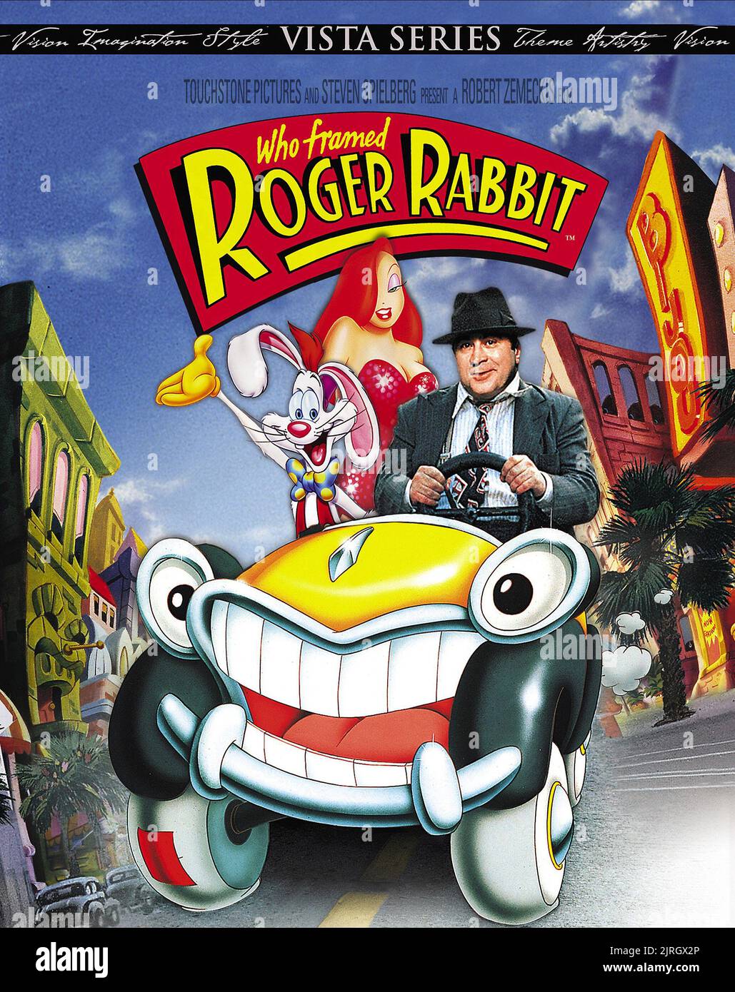 ROGER RABBIT, Jessica Rabbit, Bob Hoskins, Chi ha incastrato Roger Rabbit, 1988 Foto Stock