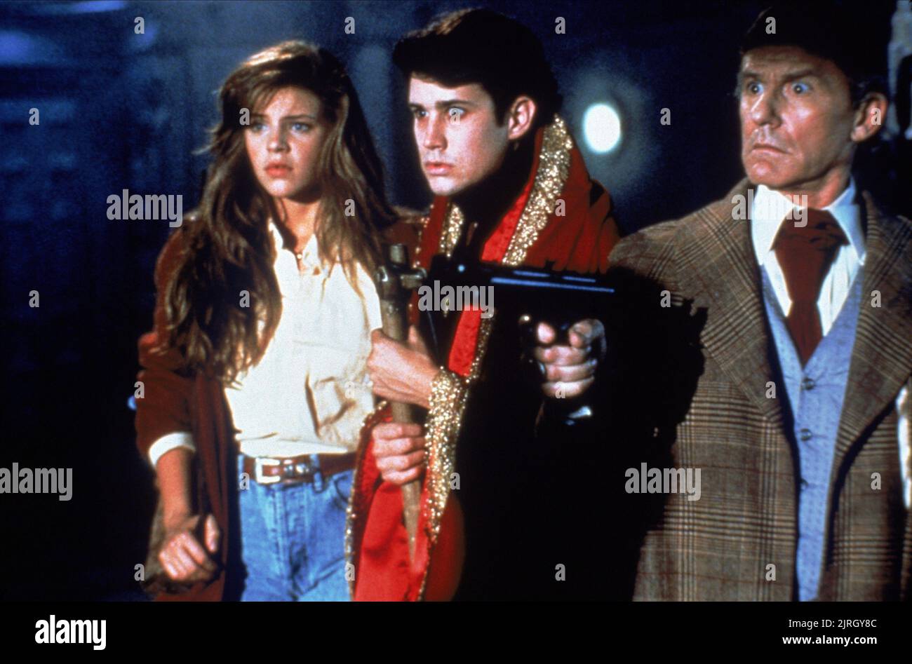 TRACI LIND, William RAGSDALE, RODDY MCDOWALL, paura notte parte II, 1988 Foto Stock