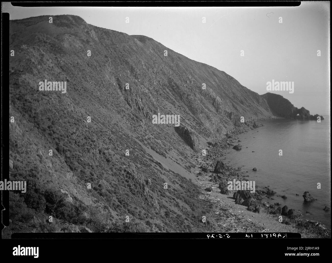 Visita a Kapiti, Isola di Kapiti - 5 maggio 1929, 05 maggio 1929, di Leslie Adkin. Dono della tenuta di famiglia G. L. Adkin, 1964. Foto Stock