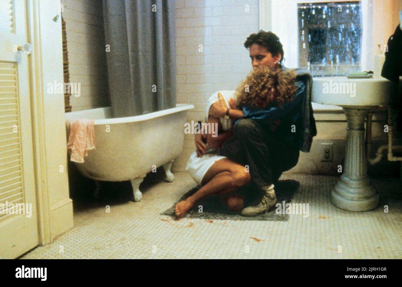 GLENN CLOSE, Michael Douglas, attrazione fatale, 1987 Foto Stock