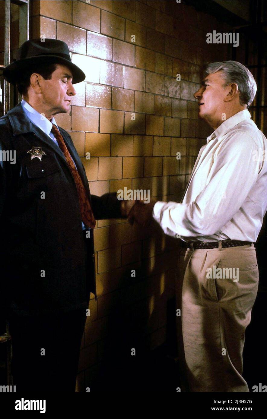 JOHNNY CASH, Andy Griffith, omicidio IN COWETA COUNTY, 1983 Foto Stock