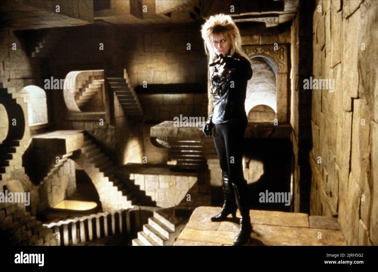 Labirinto Di David Bowie Labirinto 1986 David Bowie Foto Stock