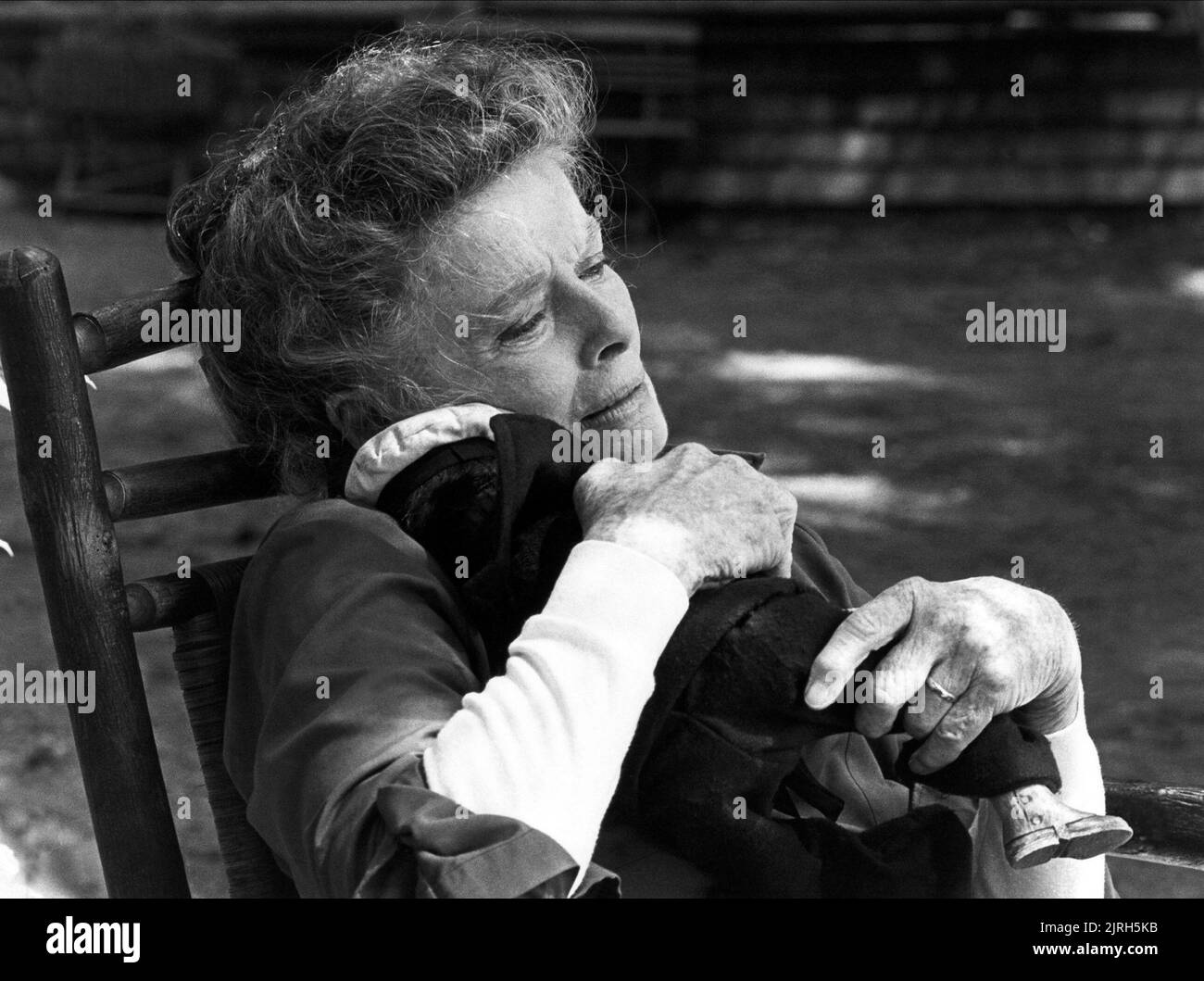 KATHARINE HEPBURN, SUL GOLDEN POND, 1981 Foto Stock