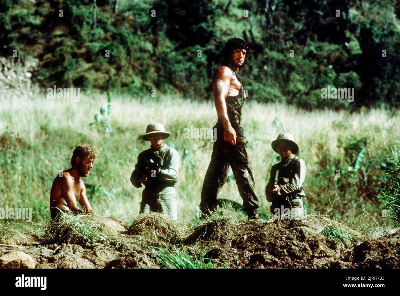 SYLVESTER STALLONE, Rambo: primo sangue parte II, 1985 Foto Stock