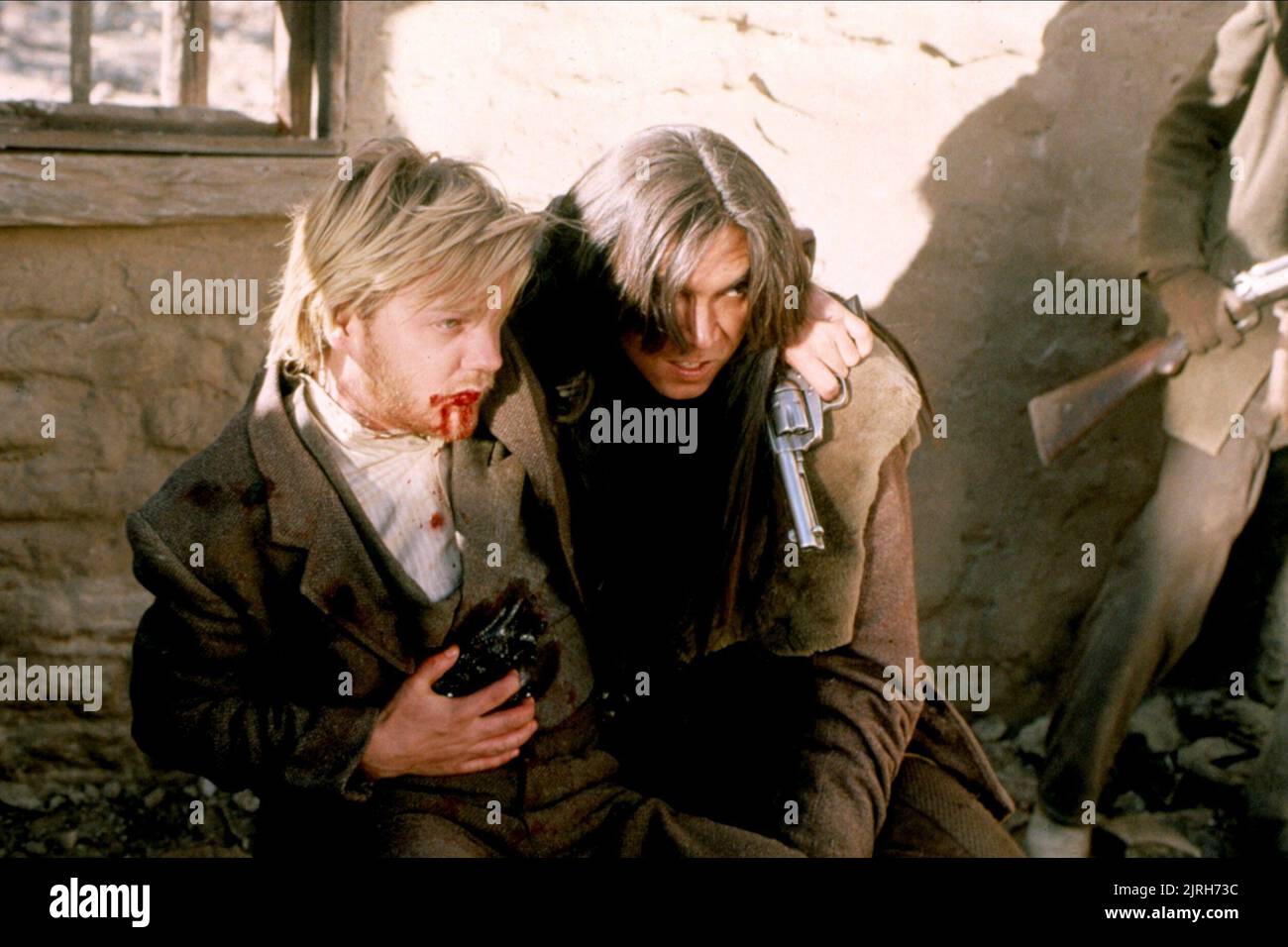 KIEFER SUTHERLAND, LOU DIAMOND PHILLIPS, Young Guns, 1988 Foto Stock