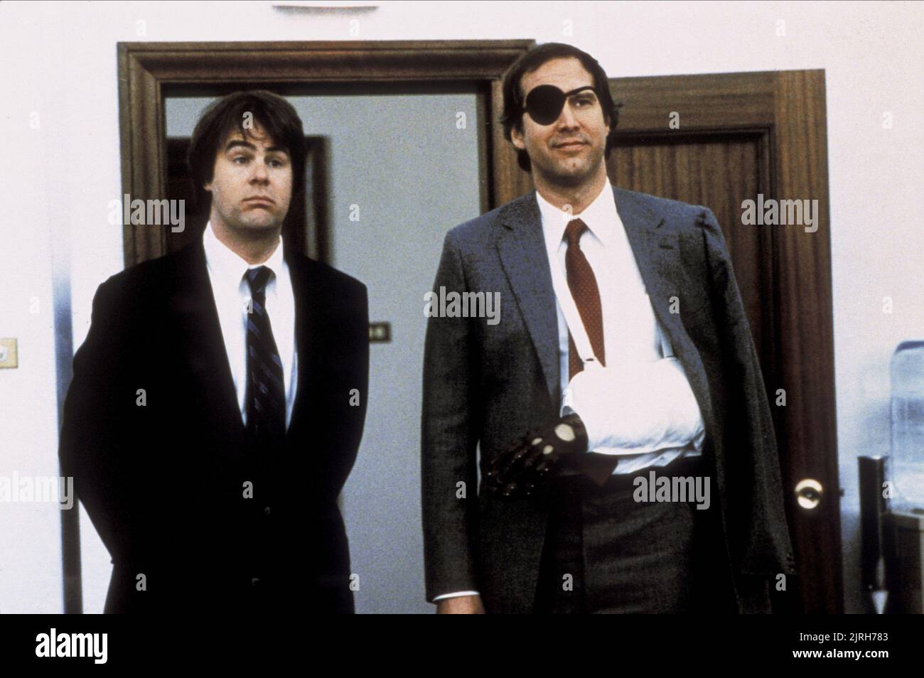 DAN AYKROYD, Chevy Chase, Spie come noi, 1985 Foto Stock