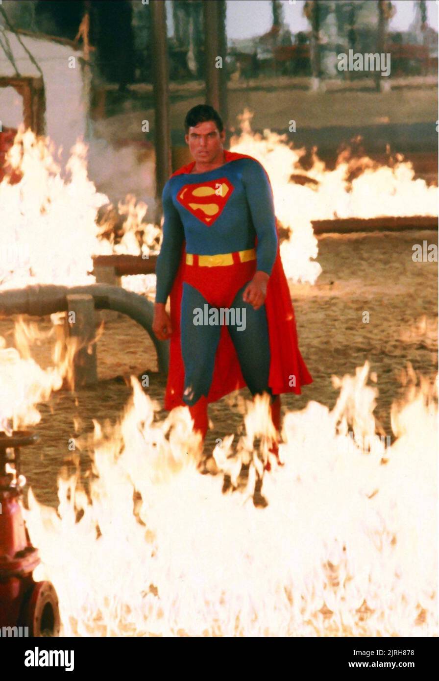 CHRISTOPHER REEVE, superman III, 1983 Foto Stock