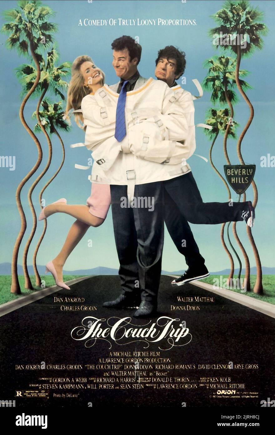 DONNA Dixon, Dan Aykroyd, Walter Matthau POSTER, IL VIAGGIO DEL LETTINO, 1988 Foto Stock