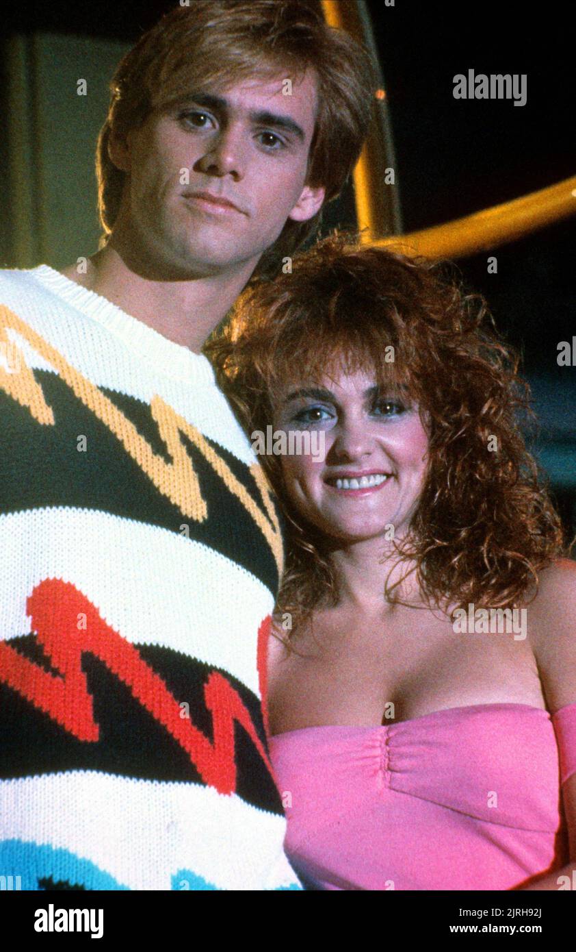 JIM CARREY, Julie Brown, le ragazze della terra sono facili, 1988 Foto Stock