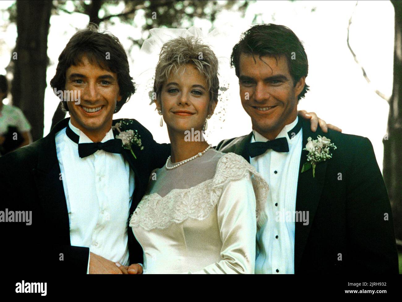 MARTIN SHORT, Meg Ryan, Dennis Quaid, INNERSPACE, 1987 Foto Stock
