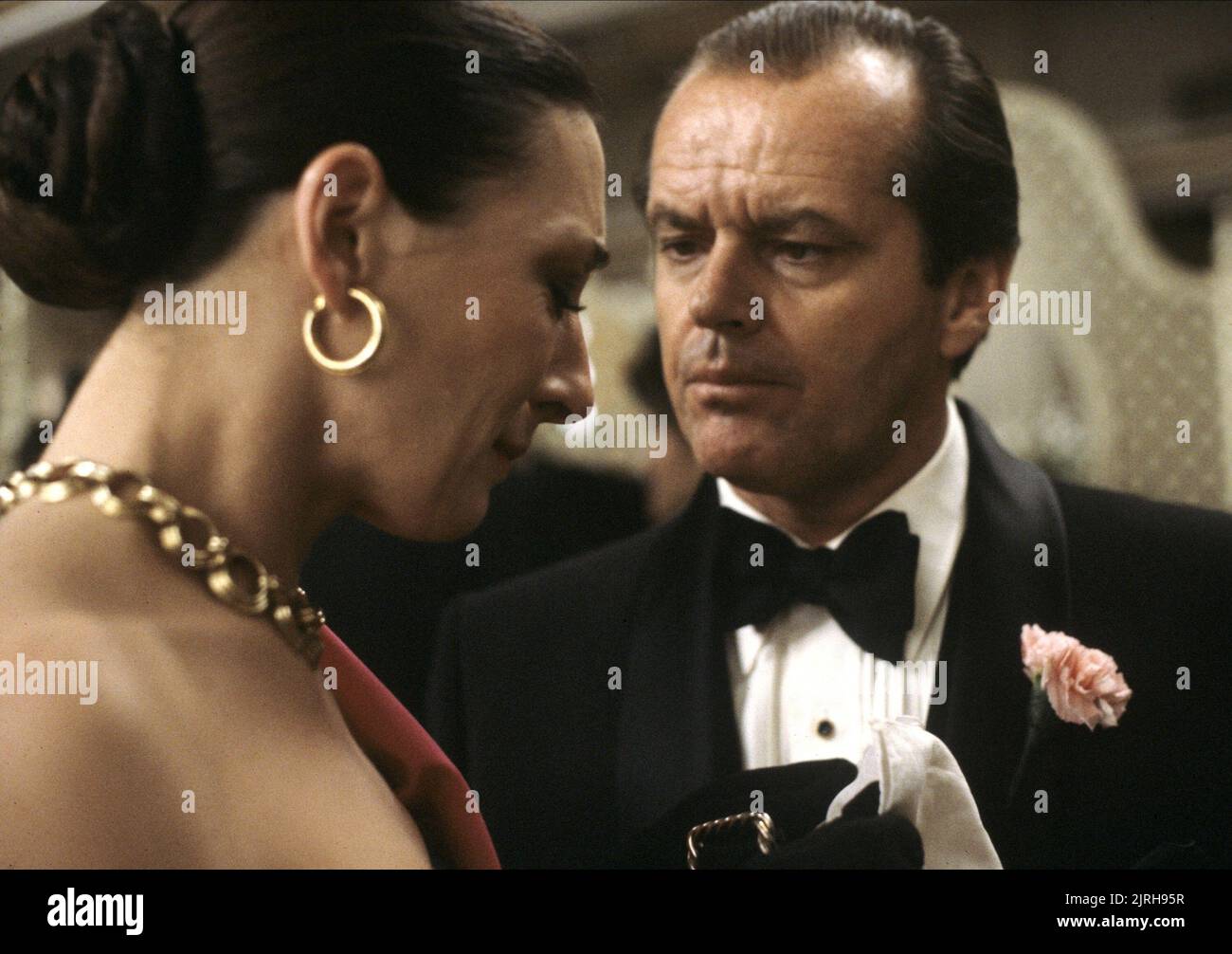 ANJELICA HUSTON, Jack Nicholson, PRIZZI'S onore, 1985 Foto Stock